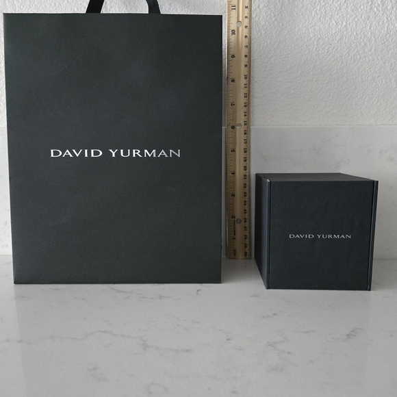 David Yurman Gift Set with Ribbon, Bag, Box, and Cleaning Cloth - Picture 2 of 7